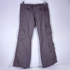 NWT Molecule Gray Low Rise Utility Cargo Pants Size XL